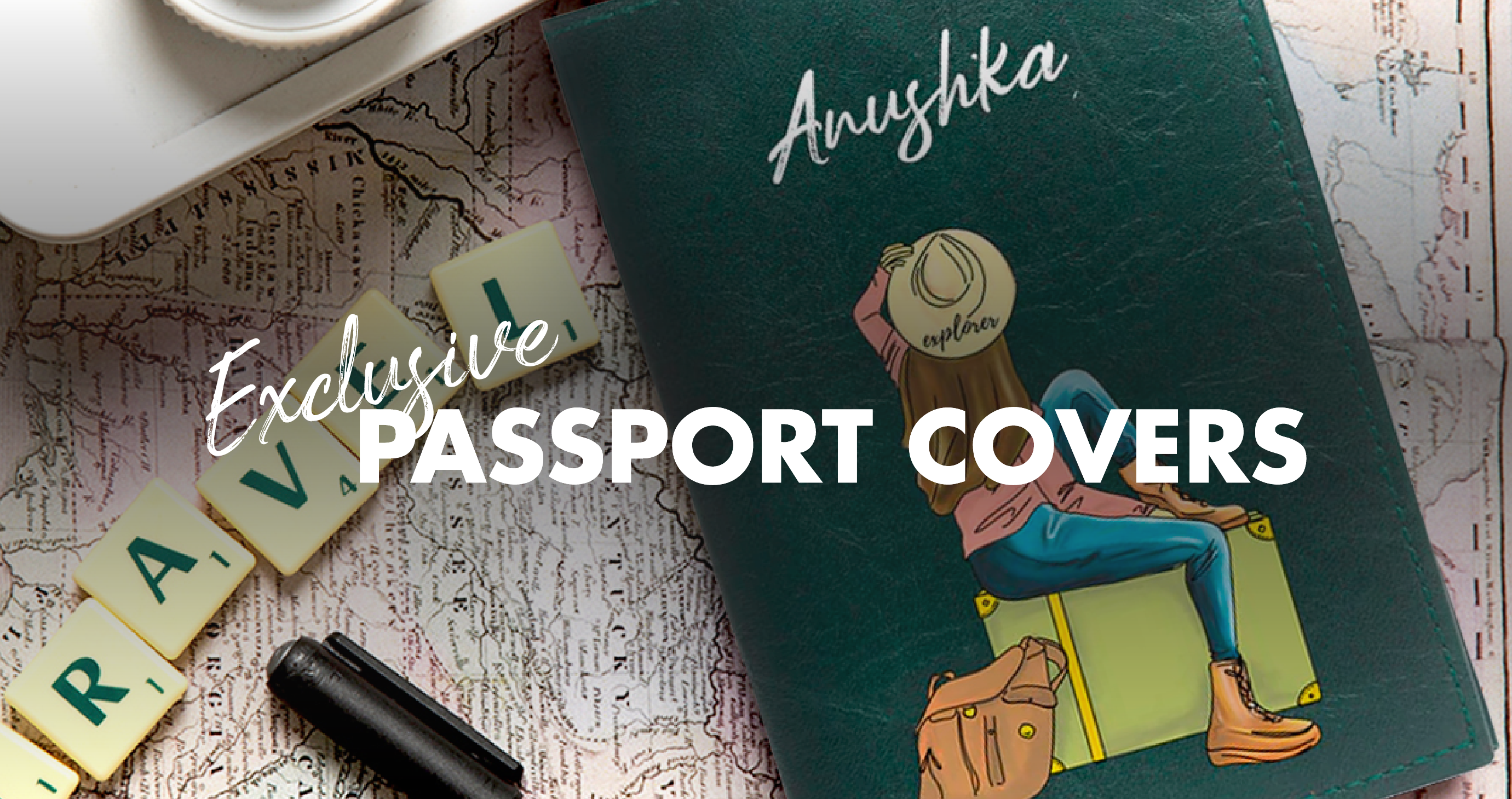 Cute Passport Cover USA Pink Travel Passport Holder Designer