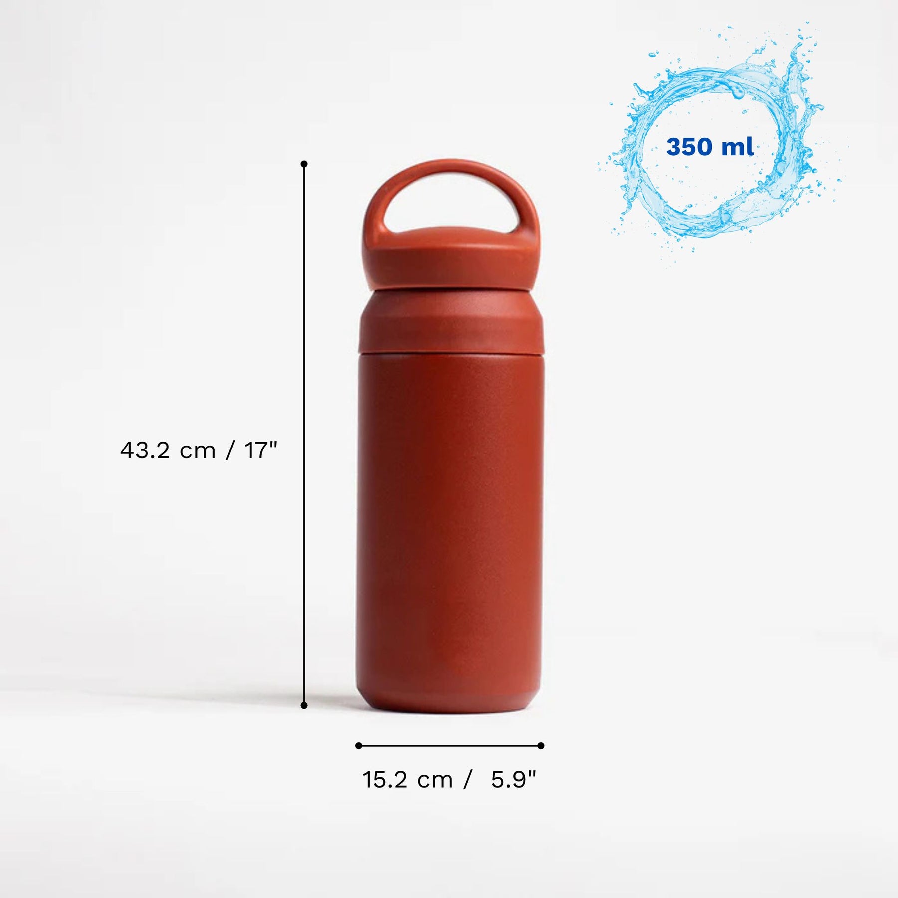 Personalised Insulated Travel Tumbler- Rust