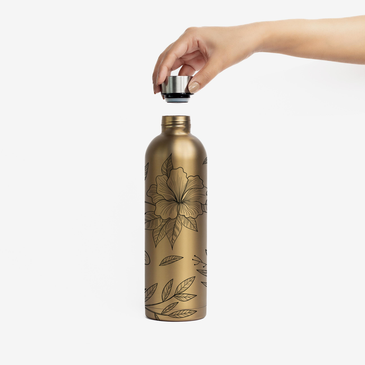 Quench Insulated Water Bottle - Hibiscus (500 ML)