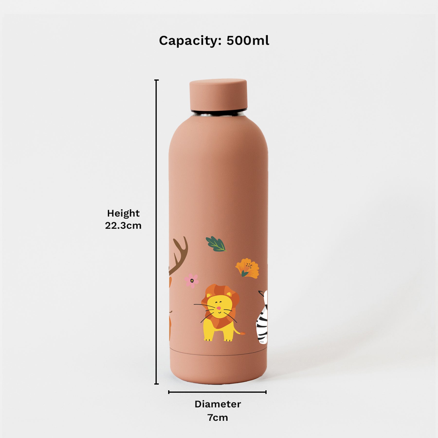 Quench - Personalised Water Bottle - Zoo Kingdom