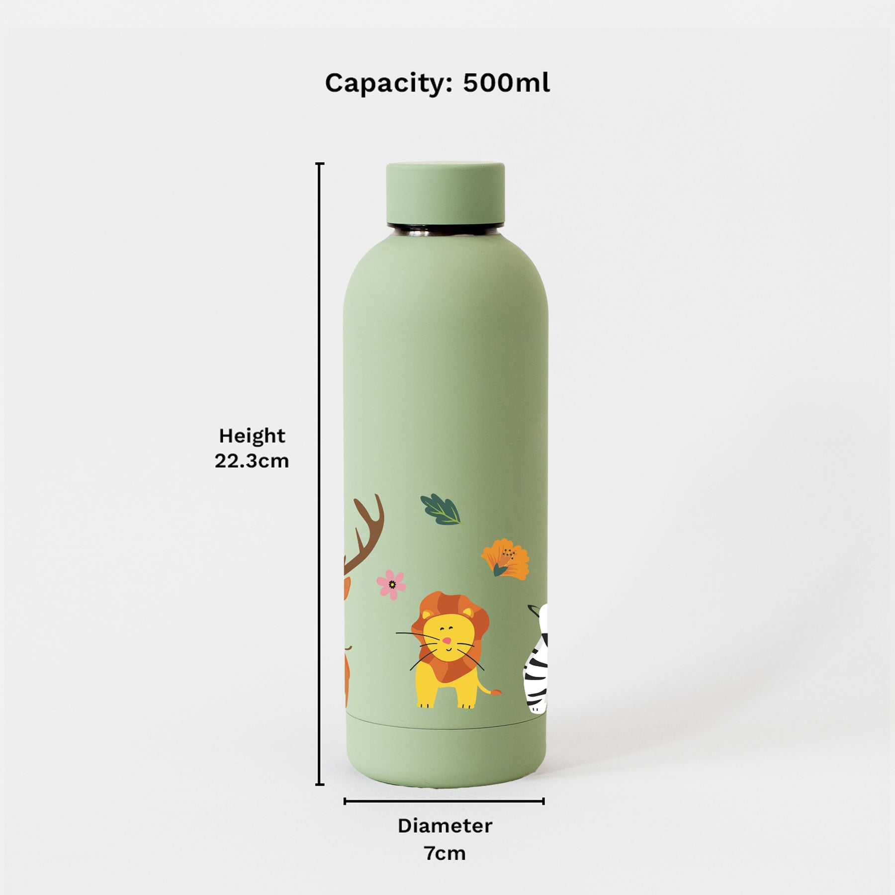 Quench - Personalised Water Bottle - Zoo Kingdom