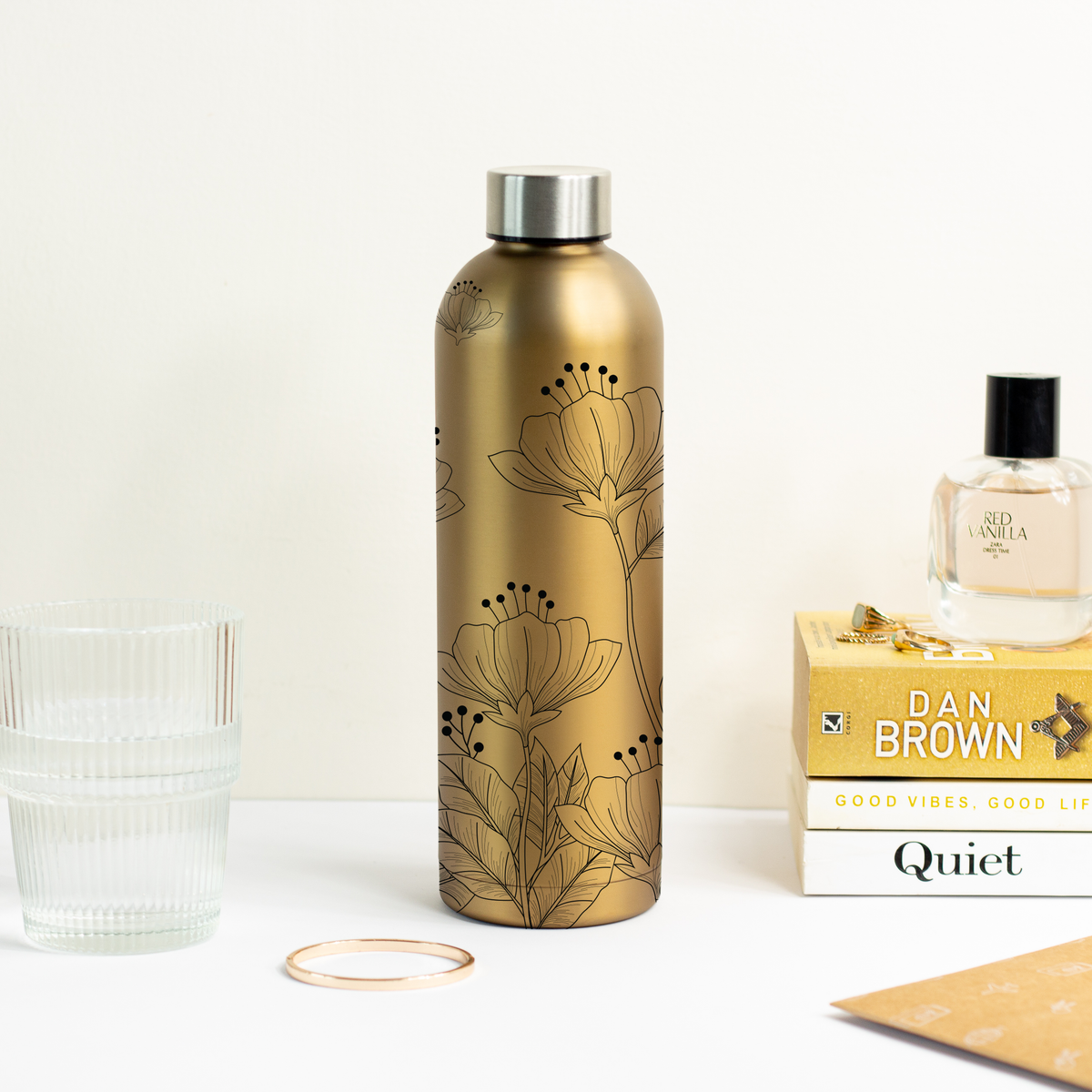 Quench - Personalised Water Bottle - Botanical (750 ML)