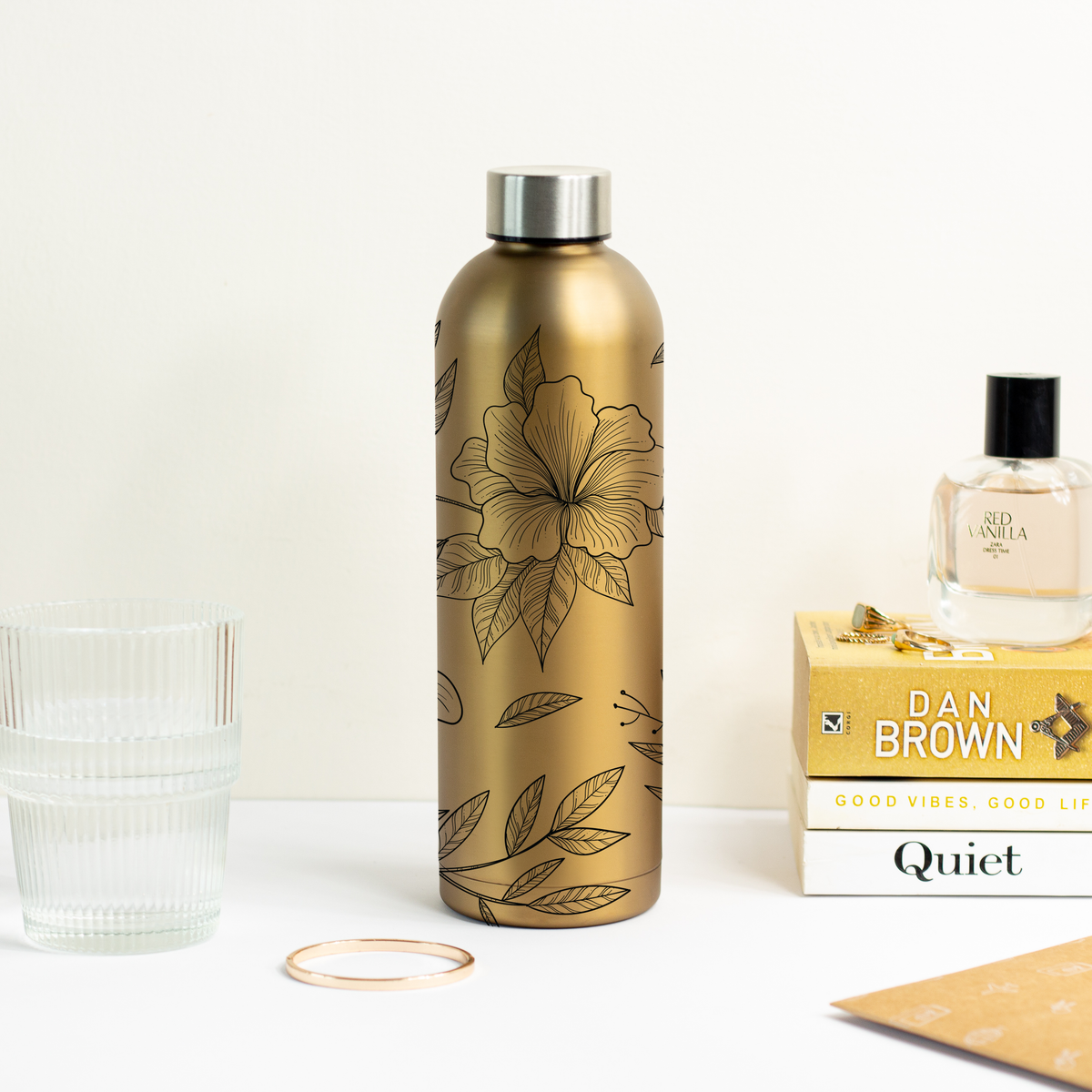 Quench Insulated Water Bottle - Hibiscus