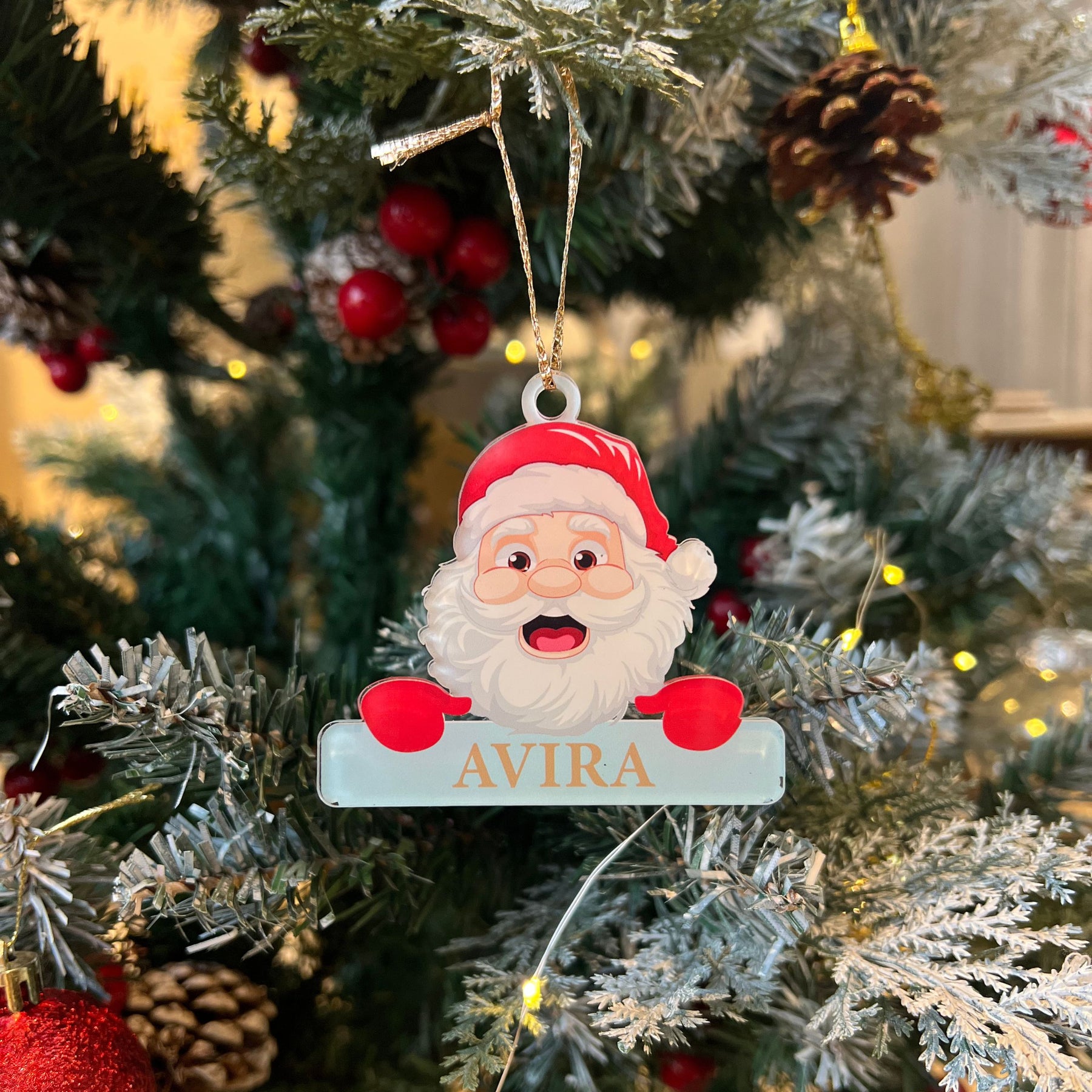 Personalised Christmas Ornament - Santa