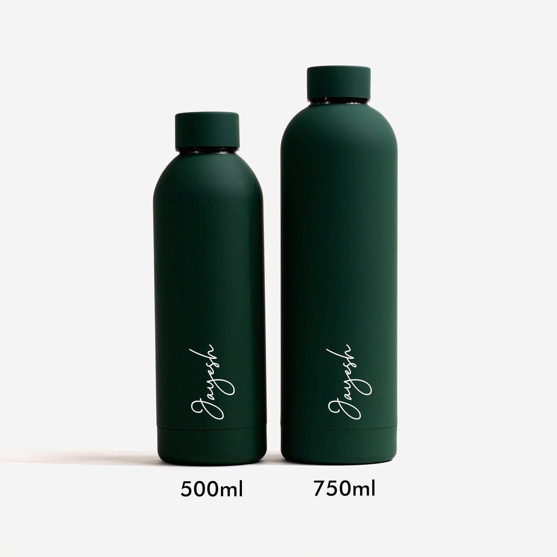 Personalised Fern Green Water Bottle for Brother