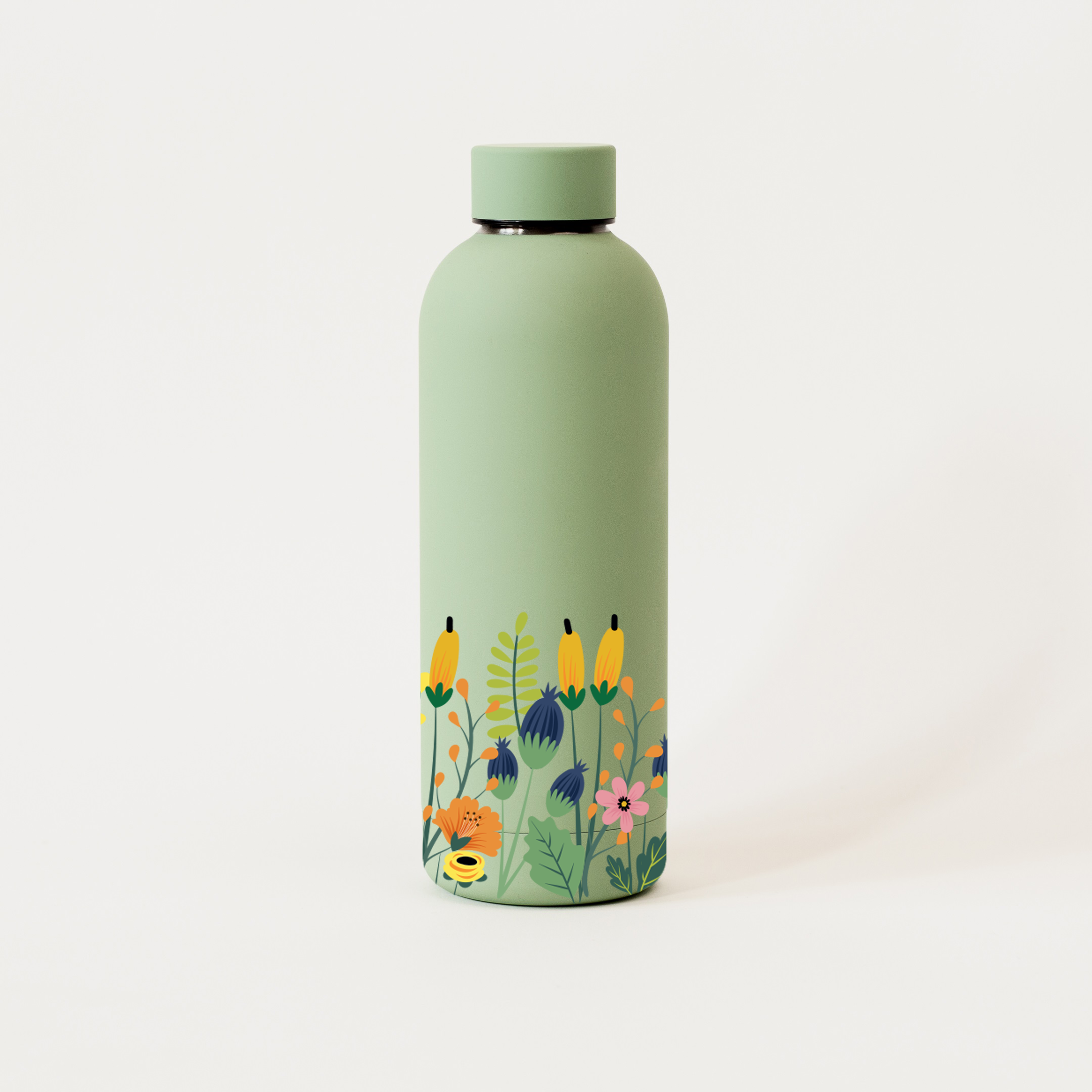 Printed 750ml Stainless Steel Water Bottle - Durable Steel Bottle