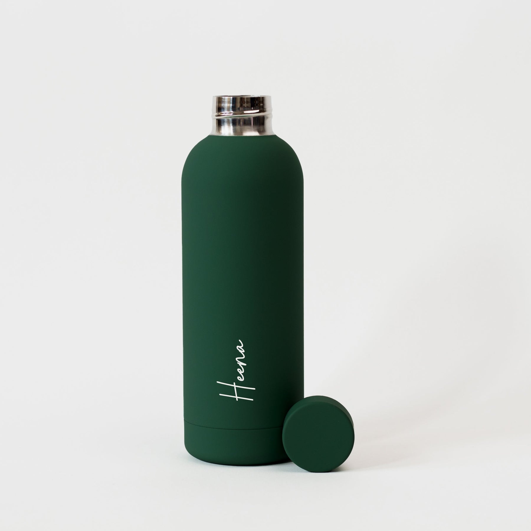 Personalised Fern Green Water Bottle for Brother