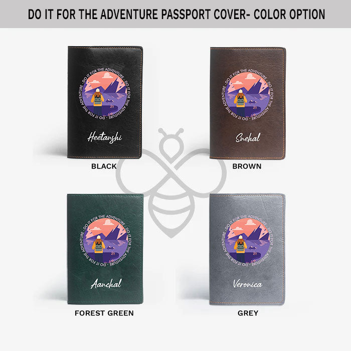 Exclusive Passport Cover - Do it for the Adventure