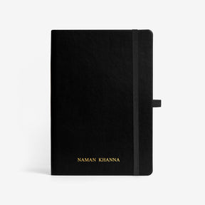 Personalised Hardbound Notebook for Brother - Black