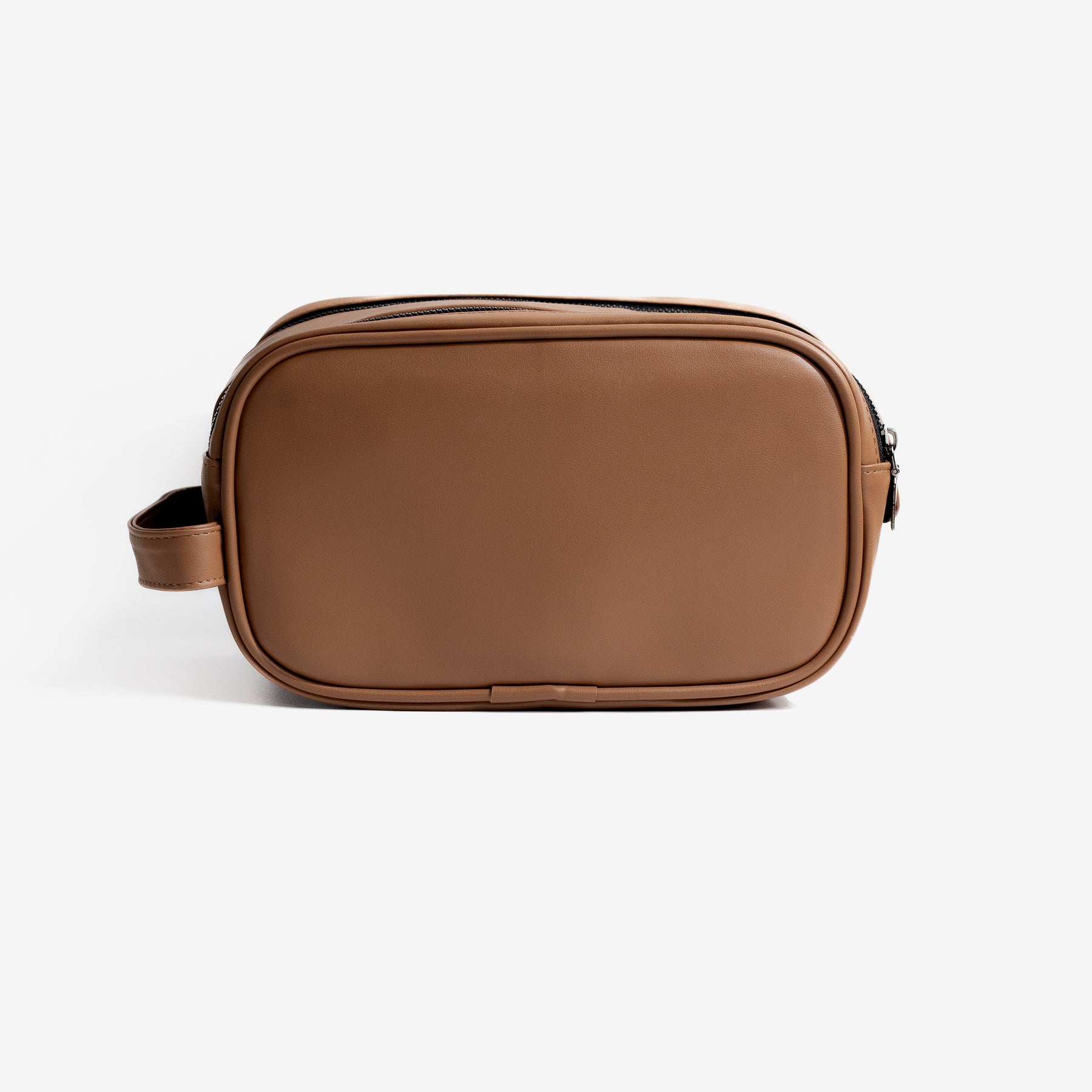 Double Zipper- Utility Pouch - Camel