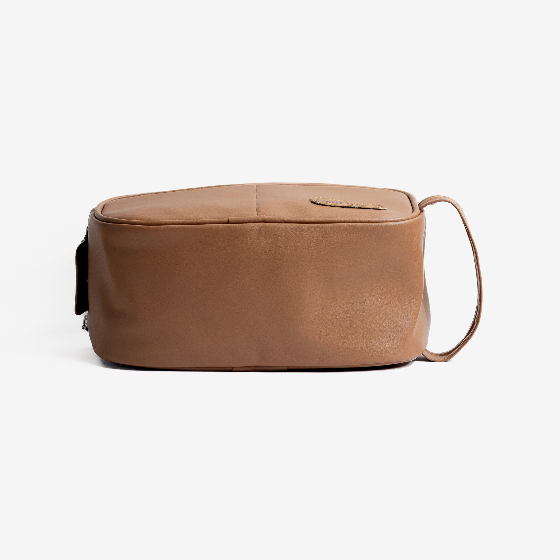 Double Zipper- Utility Pouch - Camel