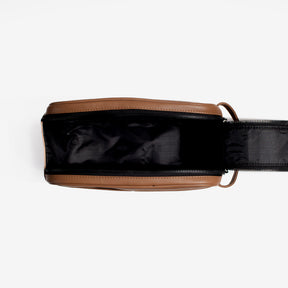 Double Zipper- Utility Pouch - Camel