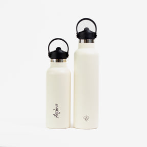 Quench Plus- Personalised Water Bottle - Off White