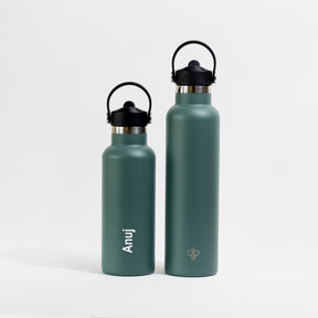 Quench Plus- Personalised Water Bottle - Military Green