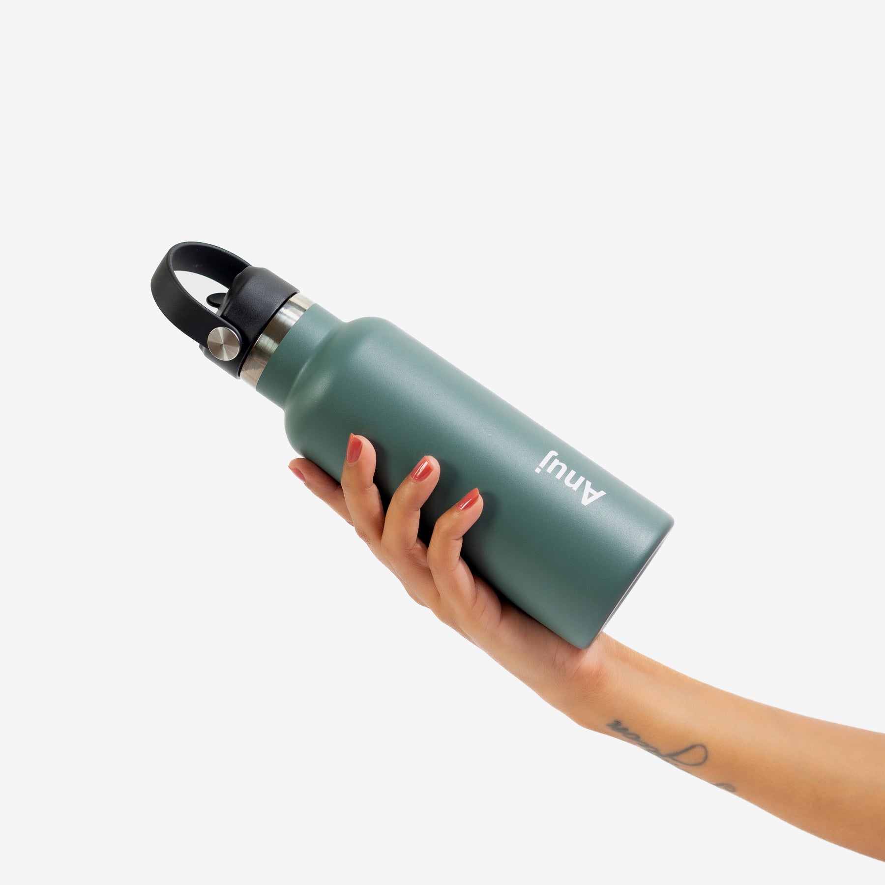 Quench Plus- Personalised Water Bottle - Off White