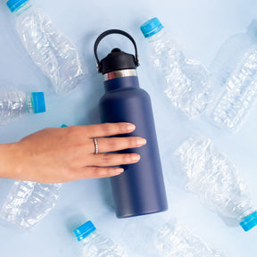 Quench Plus- Personalised Water Bottle - Blue