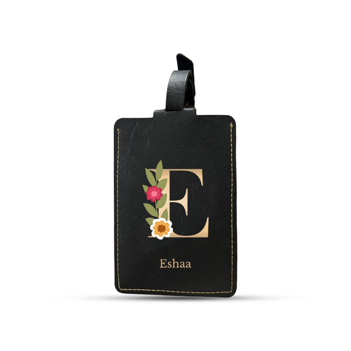 Personalised Luggage/Baggage Tag - Blossom