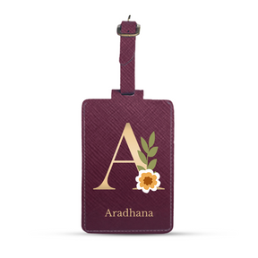 Personalised Luggage/Baggage Tag - Blossom