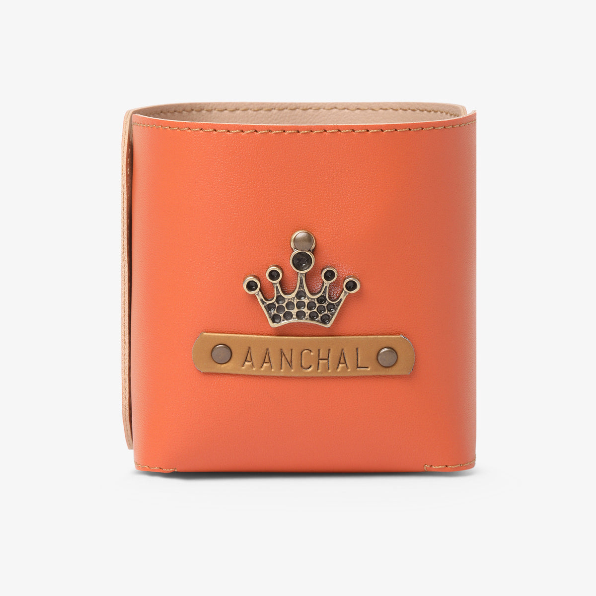 Personalised Pen Stand Holder - Orange Soda