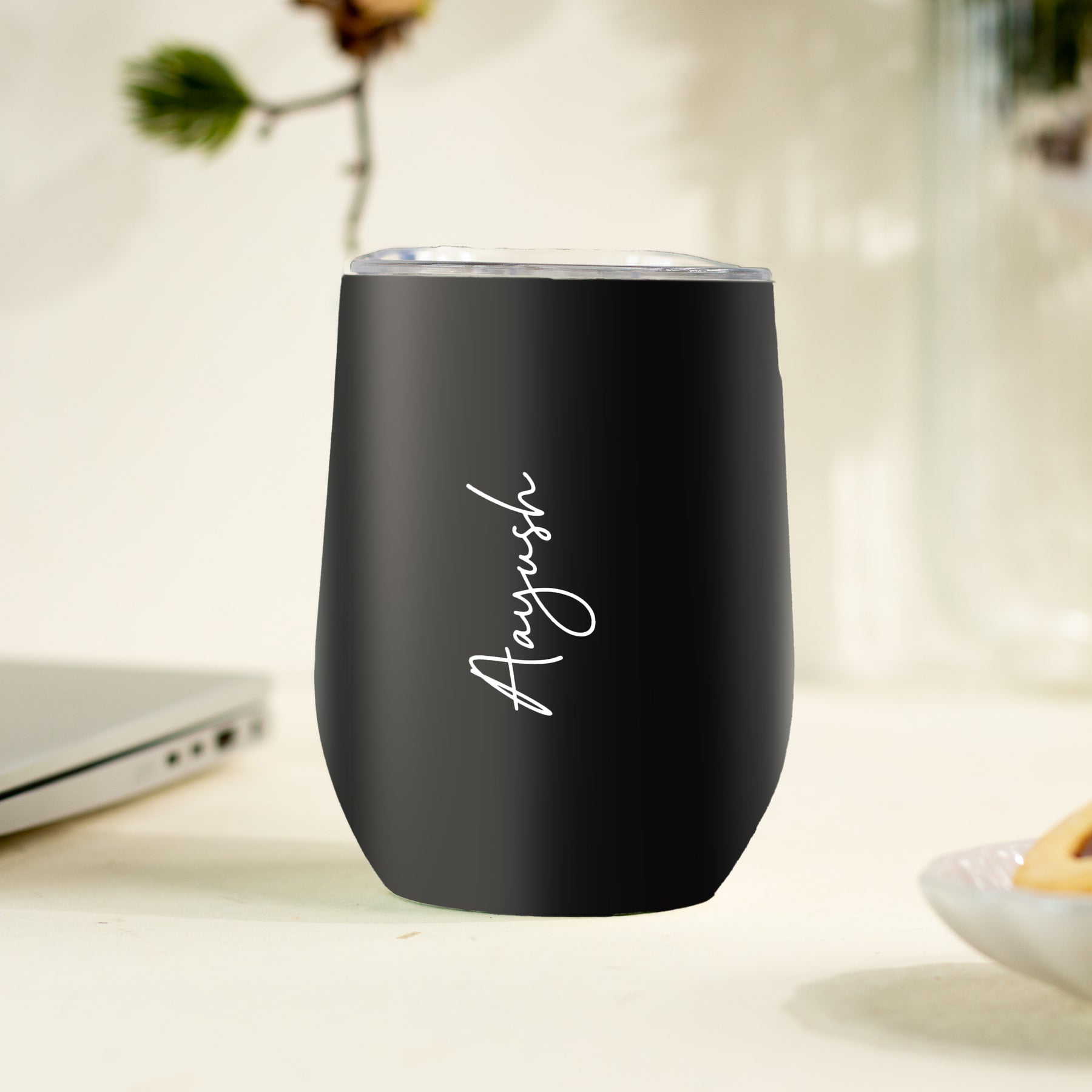 Personalised Travel Cup - Black