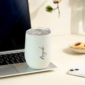 Personalised Travel Cup - White