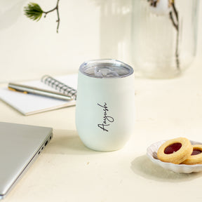 Personalised Travel Cup - White