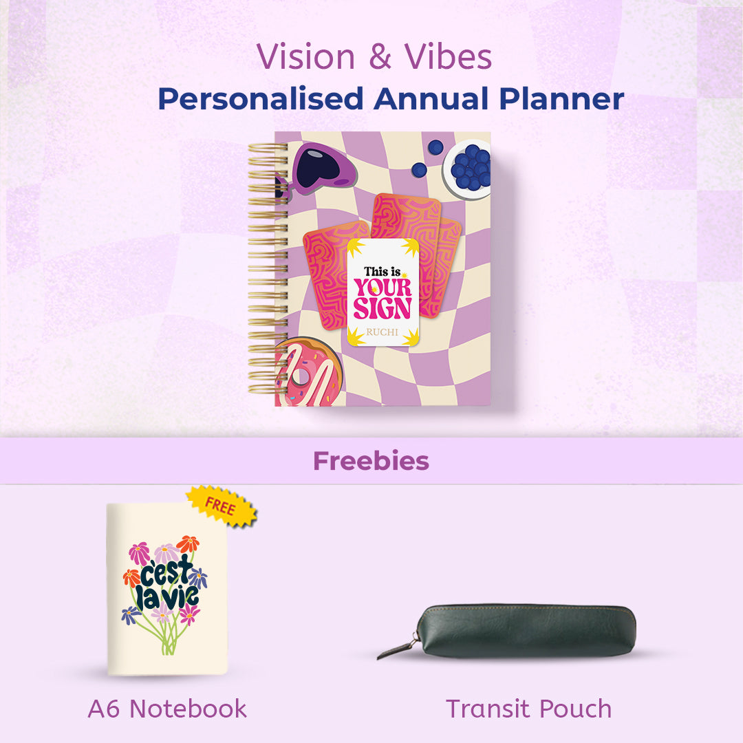 Personalised Annual Planner- Vision & Vibes (Undated)