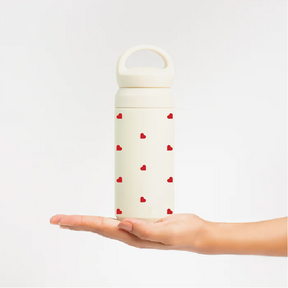 Insulated Travel Tumbler- All Hearts (Ivory)