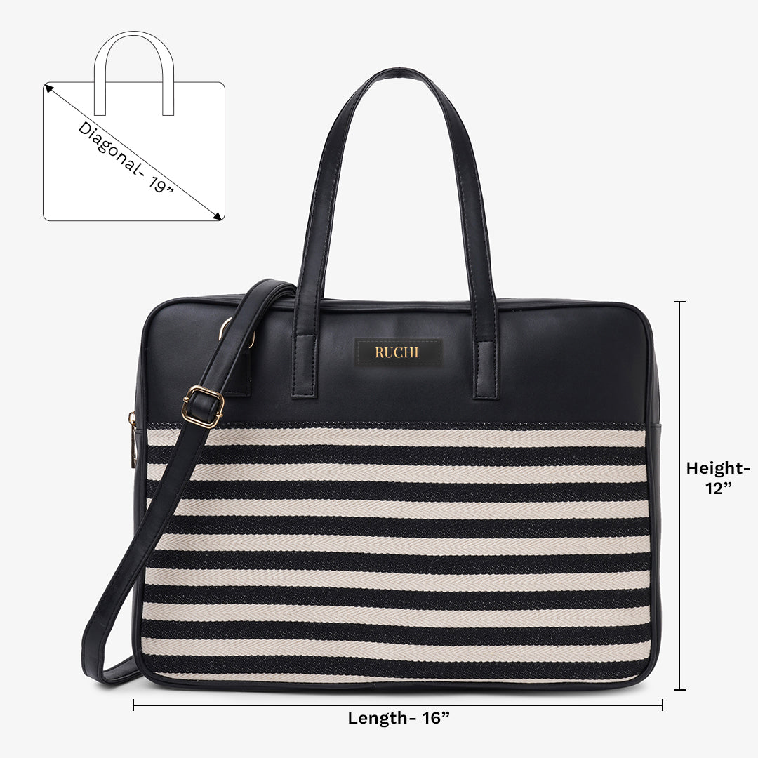 Fashion Checkered Black And White Keychain Bag Charm For Women
