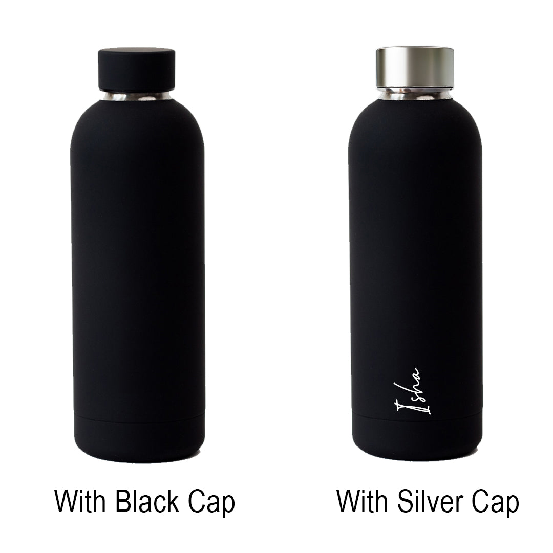 Quench - Personalised Water Bottle - Black