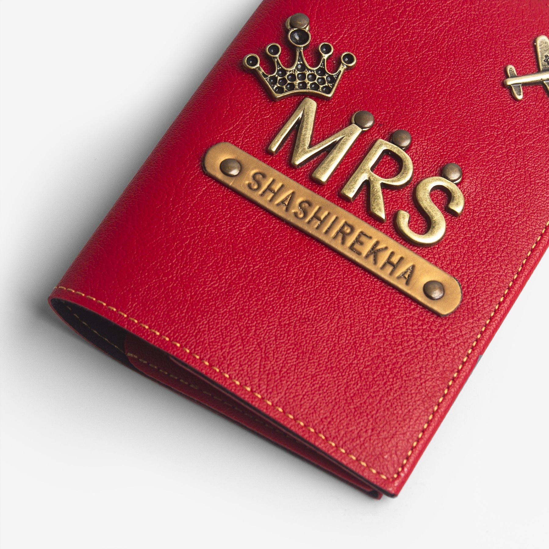 The Messy Corner Passport Cover Mr & Mrs Personalised Couple Passport Covers