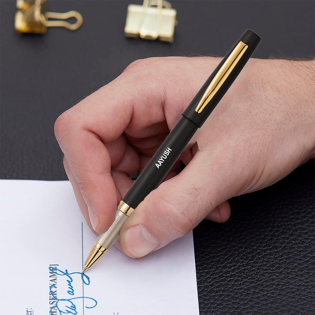 Estilo Personalised Pen - Black