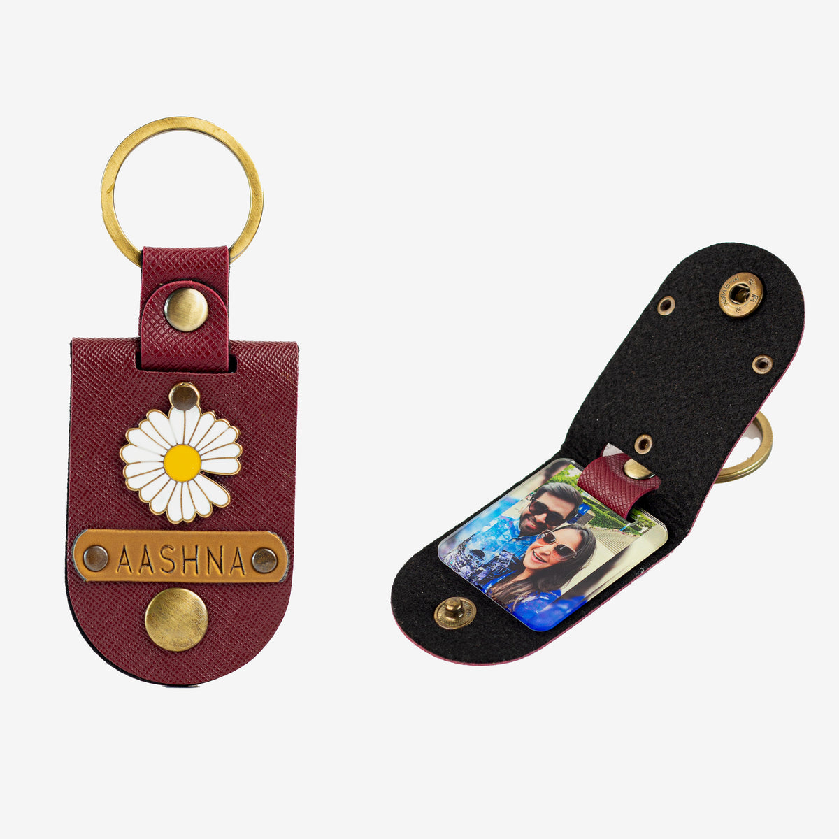 Personalised Photo Keychain - Wine