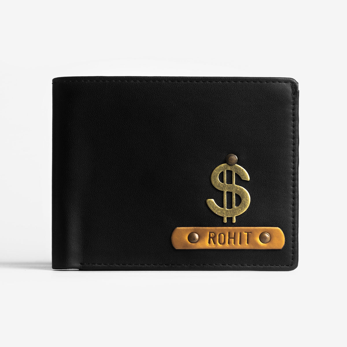 GUCCI Men Casual Black Genuine Leather Wallet Black - Price in India