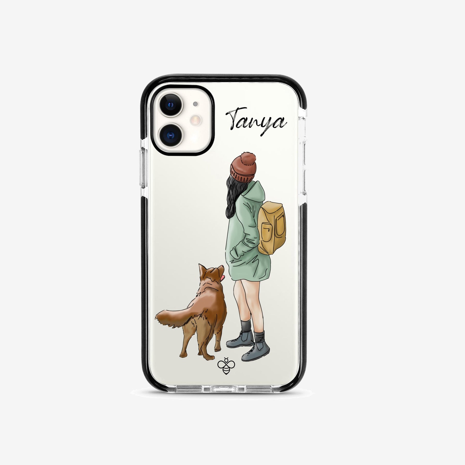 Personalised Name Silicone Phone Case Cover For iPhone XR 11 12 13