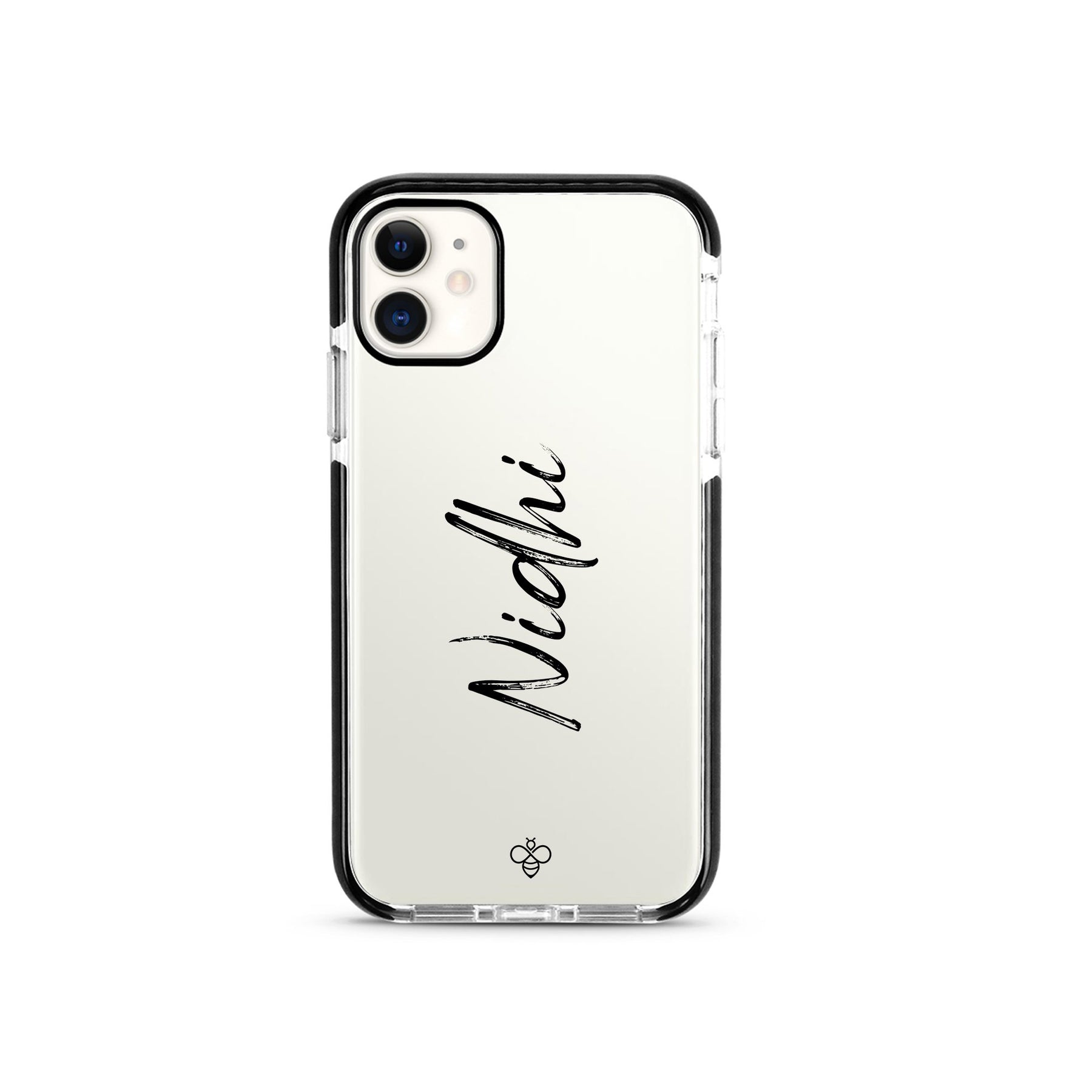 Personalised Name Silicone Phone Case Cover For iPhone XR 11 12 13